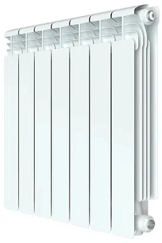 Радиатор алюминиевый Rifar VENTIL VR 500 нижнее правое подключение, 7 секции, 50мм, 1302 Вт