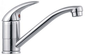 Смеситель Ledeme для кухни, однозахватный, поворотный излив, хром L4538-B