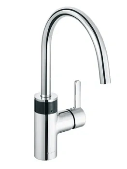 Смеситель для кухни KLUDI электронный 6V излив 375мм, хром 422100575