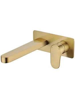 Смеситель Boheme 455-MG для раковины, встраиваемый, однозахватный, золото мат