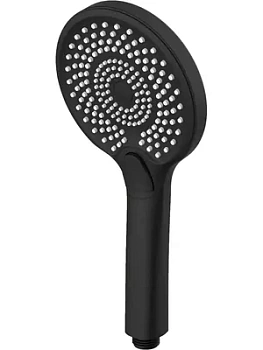 Лейка душевая IDDIS 3 режима работы, цвет черный OPH12BPi18