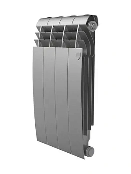 Радиатор биметаллический, 4 секциии ROYAL THERMO B ВШГ:574х320х87, 740Вт, серебро, НС-1682277