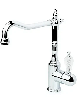 Смеситель Boheme Chromo 103-CRST для кухни, на 1 отверстие, однозахватный, хром