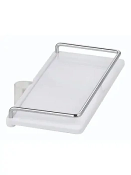 Полочка KLUDI для душевой системы, 100x200мм, белая 6410110-00