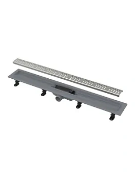 Душевой лоток Alcaplast APZ10-550M SIMPLE L=550мм H=62мм пластиковый, c перфор.решеткой