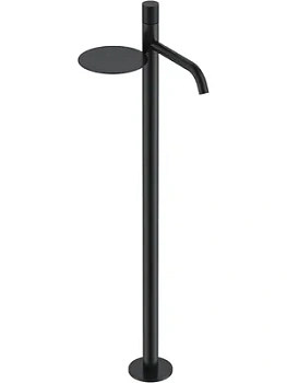 Смеситель Boheme 120-BB.2 для раковины, напольный, однозахватный, ручка touch, черный