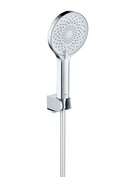 Душевой гарнитур Aquatek 3jet AQ2035CR лейка+держатель для душа, шланг ПВХ 1,5м, цвет: хром