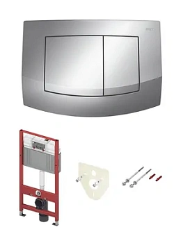 TECE Комплект для установки подвесного унитаза с панелью смыва TECE, 9400005/9400405