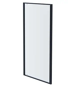 Душевая дверь Aquatek AQ ARI PI 09020GM 900х2000 распашная, стекло прозрач./профиль сталь оруж