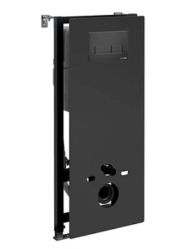 Инсталляция для унитаза WasserKRAFT с клавишей смыва, цвет: черный 20TLT.010.ME.BL.MB03