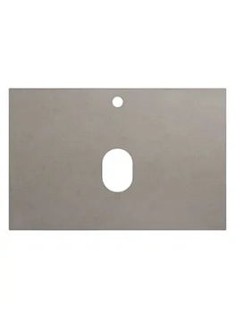 Столешница BelBagno (716x468х10) керамогранит,с отв. под смеситель, Cemento KEP-70-CEM