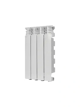 Радиатор STOUT 500 4 секции, алюминиевый, боковое подключение, белый SRA-3310-050004