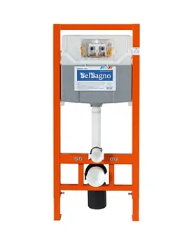Инсталяция BelBagno 120 для подвесного унитаза 1150х500х120 фронт. управление, крепления,  BB001-120