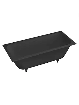 Ванна встраив. Salini (1905х795х600) иск.камень, S-Stone, черный матовый 103321MF