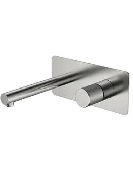 Смеситель Boheme 125-NB.4 для раковины, встраиваемый, однозахватный, ручка:spirale,никель браш