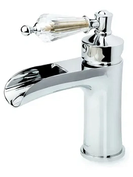 Смеситель Boheme 221-SW для раковины, на 1 отверстие, однозахватный, низкий излив, хром