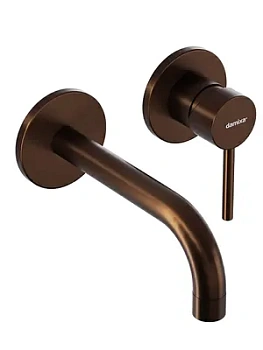 Смеситель Damixa для раковины, встраиваемый, однозахватный, золото роз. 360260500