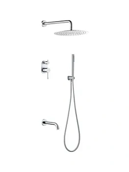 Душевая система Boheme 464-2-CR встраиваемая,верхний/ручной душ, с изливом, хром