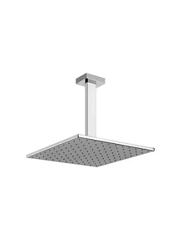 Верхний душ Gessi 300 мм, квадратный, потолочный, поворотный шарнир, хром 15186.031