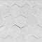 Braga White Hexagon Rett 25X75