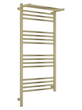 СУНЕРЖА с полкой Полотенцесушитель 1000х500 шампань МЭМ левый 020-6006-1050