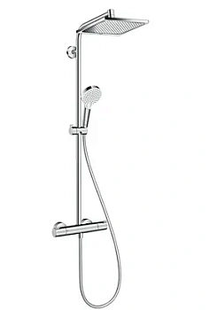 Душевая система Hansgrohe E 240 Showerpipe с термостатом д/душа, верхний и руч.душ 27271000