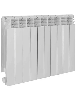 Радиатор алюминиевый, 10 секций TENRAD 500/100, 1900 Вт