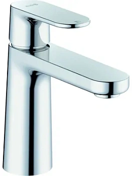 Смеситель KLUDI 105 мм,для умывальника,однозахватный,с д./кл.,фикс. излив,хром 242880575