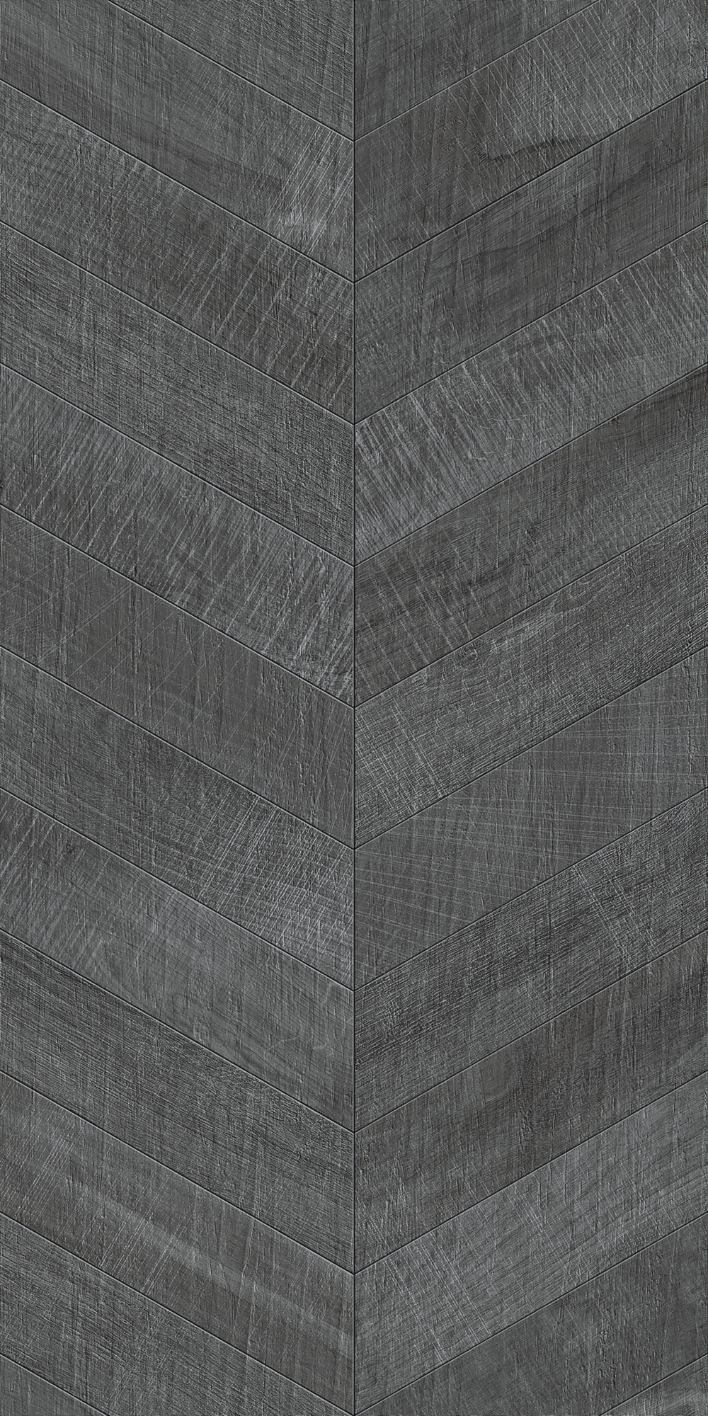 фон Ibero Artwood Chevron Black MATT 120x60 матовая