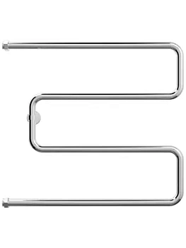 GROTA Полотенцесушитель водяной 600x700 полиров. нерж.сталь 1"