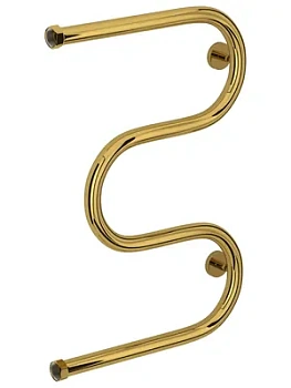 СУНЕРЖА + Полотенцесушитель 600х400 золото, нак. гайка 1"