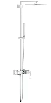 Душевая система Grohe Cube 230 23147001 смеситель для душа, верхний и ручной душ, штанга