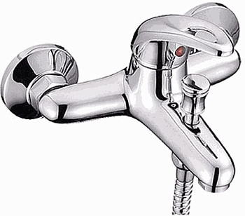 Смеситель Ledeme Н15 настенный, для ванны и душа, с душевой лейкой, хром L3015