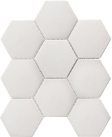 Hexagon Big White Antid Matt 29.5X25.6