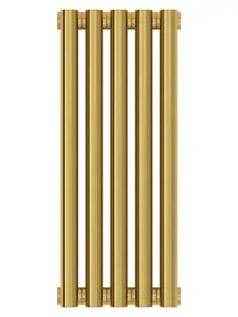 СУНЕРЖА Дизайн радиатор 500х225 (5 секц) золото, универ. подк., 1/2", 03-0301-5005