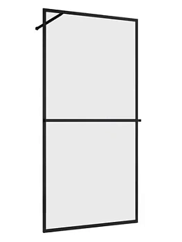 Душевая перегородка ABBER AG60120B (1200х2000) стекло 6мм прозрачное/черный