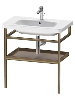 Полотенцедержатель с полкой Duravit 740х805х440 базальт мат./америк. орех DS988204377