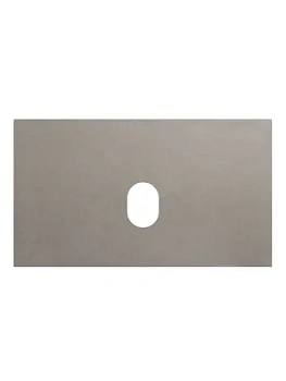 Столешница BelBagno (816x468х10) керамогранит, без отв. под смеситель, Cemento KEP-80-CEM-W0