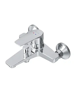 Смеситель AM.PM S для ванны и душа F90A10000 однозахватный, настенный, хром