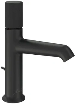 Смеситель Jacob Delafon для умывальника, однорычажный, донный клапан, черный E24323-BL