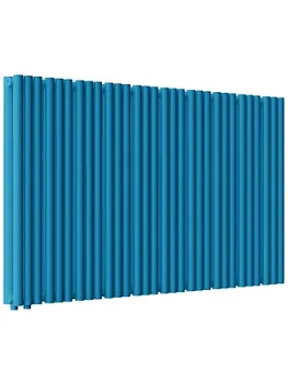Радиатор стальной Empatiko V LR2 двухтруб 1192х536х122 30 сек НЗ.подкл, 3471Вт, Dreamy blue