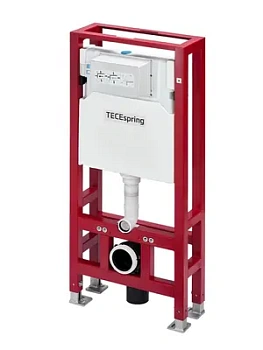 TECE Profil Инсталляция для подвесного унитаза, двойной режим смыва,на четырех опорах S500393