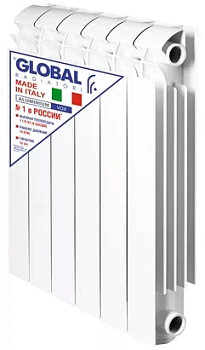 Радиатор алюминиевый GLOBAL - R 350 ВШГ:440х80х95 145 Ватт