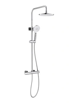 Душевая система Aquatek AQ2343CR для душа, термостат, верхний и ручной душ, цвет: хром