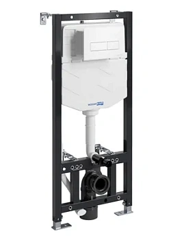 Инсталляция для унитаза WasserKRAFT с клавишей смыва, белый матовый 10tlt.010.me.wm03