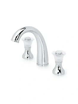 Смеситель Boheme Camelia для раковины, на 3 отверстия, двухзахватный, хром 277-Camelia