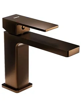 Смеситель Damixa Gala 104 мм, для умывальника, однозахватный, розовое золото 530210500