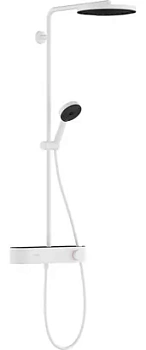 Душевая система Hansgrohe Showerpipe 260 1jet с термостатом белый матовый 24220700