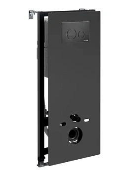 Инсталляция для унитаза WasserKRAFT с клавишей смыва, цвет: черный 20TLT.010.ME.BL.MB02