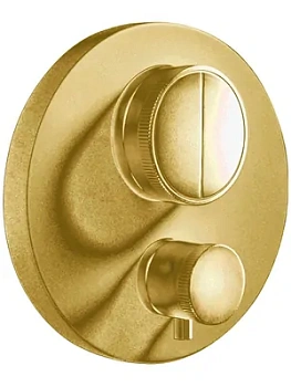 Смеситель для ванны/душа Almar термостат, встраиваемый на 2 потребителя,цвет латунь брашированный E176632.HB